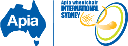 Apia Wheelchair Tennis Logo No Year - Sydney International (607x283)