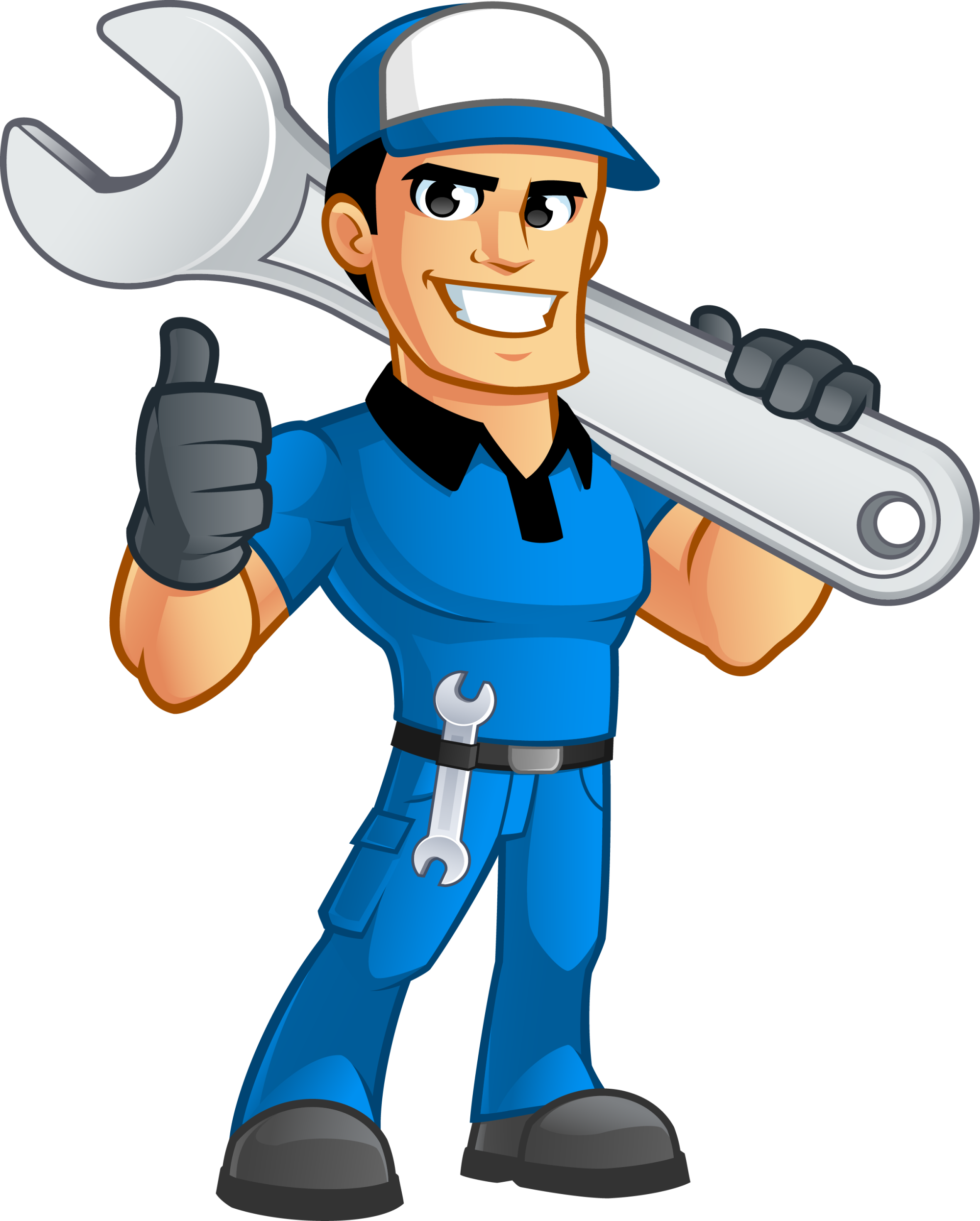 Denting & Painting - Auto Mechanic Clipart (2000x2492)