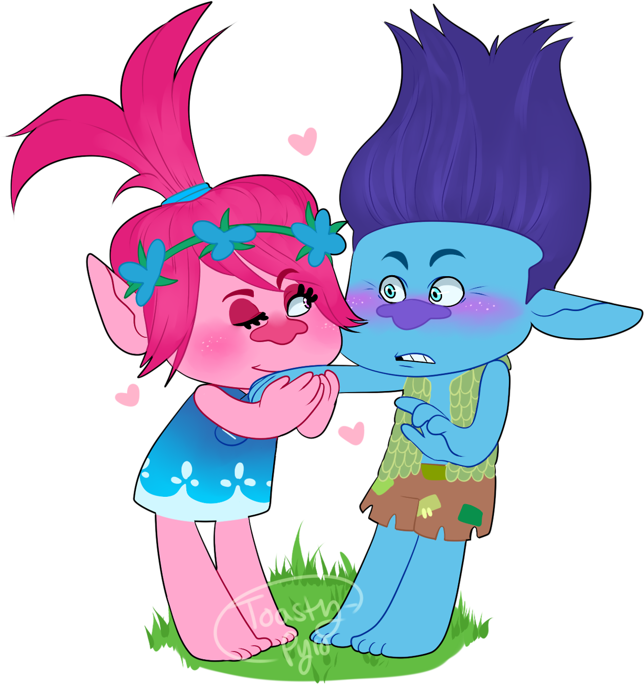 “ I Actually Really Love Trolls A Lot - Trolls Poppy Fan Art (1280x1443)