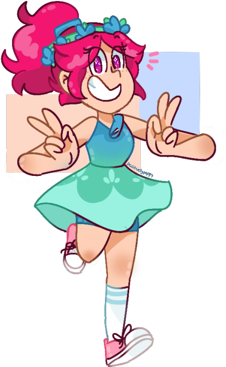 “my Take On A Human Poppy Design I've Been Constantly - Trolls Poppy Human Fanart (465x750)