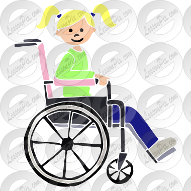 Wheelchair Stencil - Wheelchair (380x380)