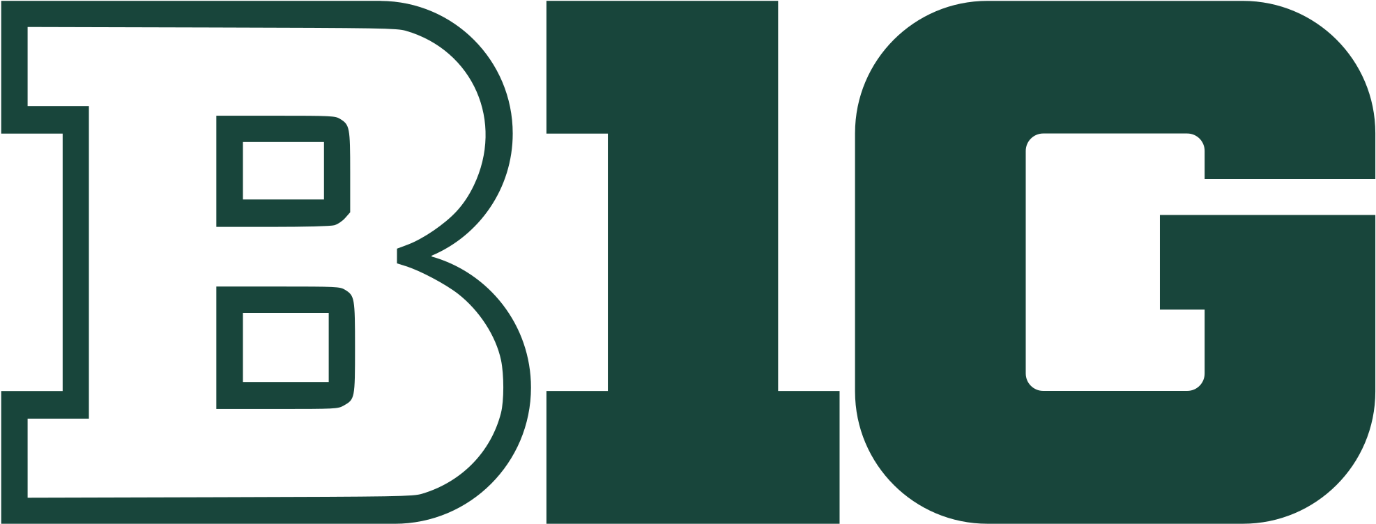Msu Spartan Cliparts 1, Buy Clip Art - Big Ten Conference Logo (2000x778)
