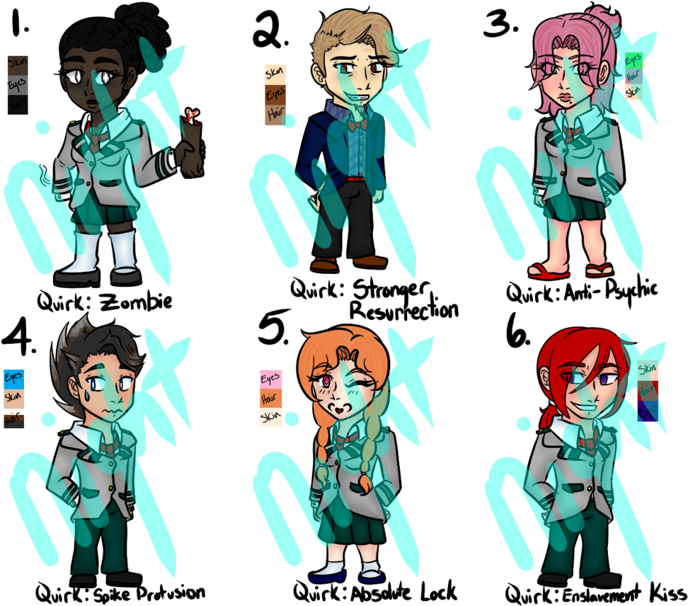 My Hero Academia Adopts By Nightfirexd - Cartoon (1024x910)