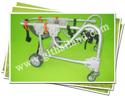 Good Life Adjustable Pet Wheelchair - Wheelbarrow (500x332)