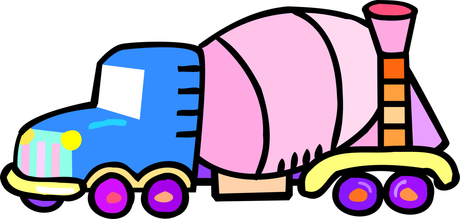 Vector Illustration Of Construction Industry Heavy - Vector Illustration Of Construction Industry Heavy (1467x700)