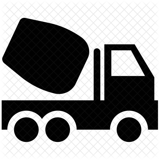 Cement Truck Icon - Concrete Truck Icon (512x512)