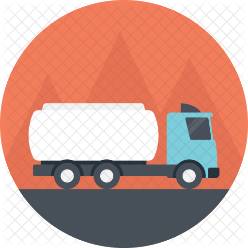 Oil Truck Icon - Oil Tanker (512x512)