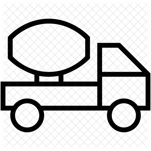 Concrete Mixer Icon - Concrete Mixer Icon (512x512)