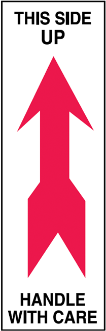 Brady Shipping Label This Side Up Handle With Care - Handle With Care Logo (800x800)