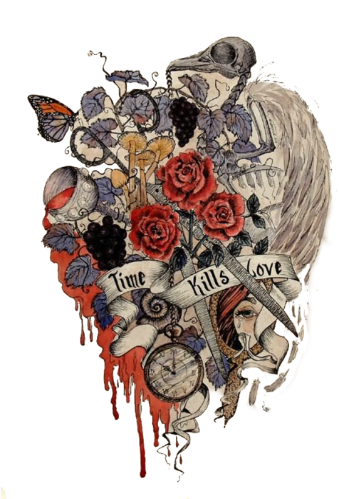 Punkd Edits - Transparent Tattoos For Punk Edits (500x698)