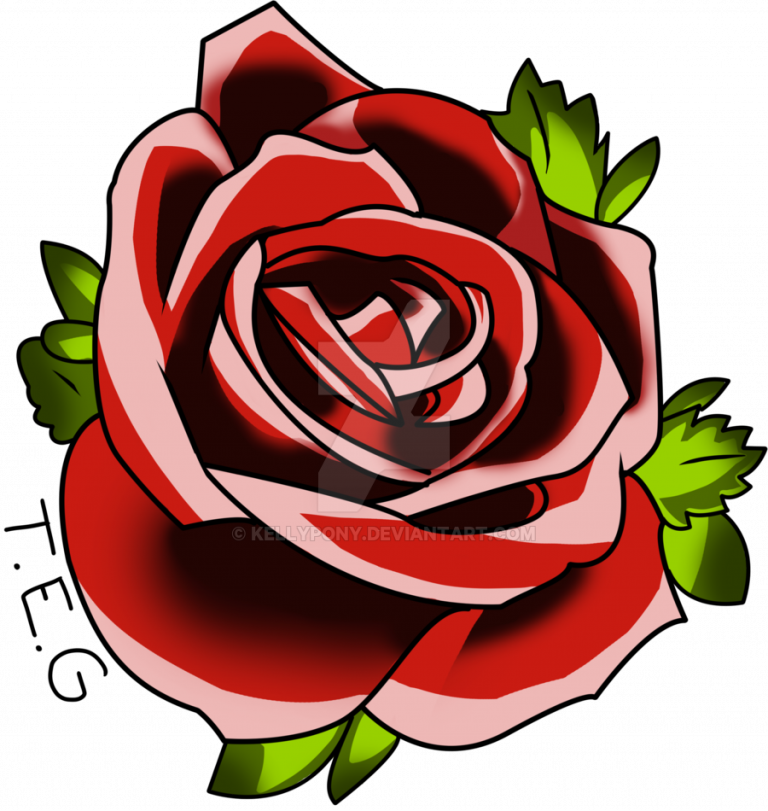 Download Rose Tattoo Transparent - Rose Tattoo Png (768x811)