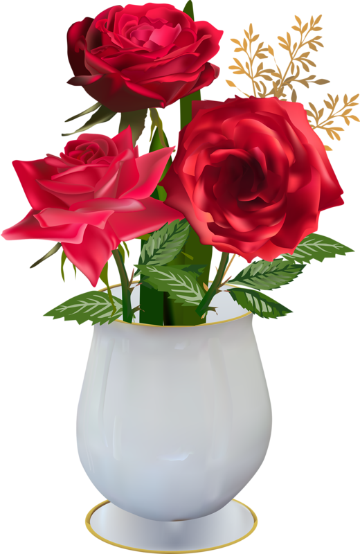 Roses,pink,roze,rosa, - Tubes Png Vase De Fleurs (520x800)