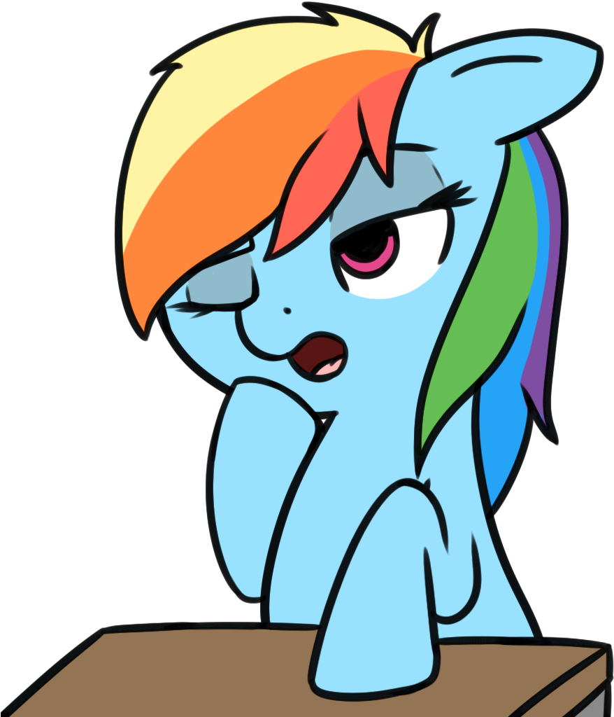 Neuro, Floppy Ears, One Eye Closed, Pegasus, Pony, - Cartoon (1000x1202)
