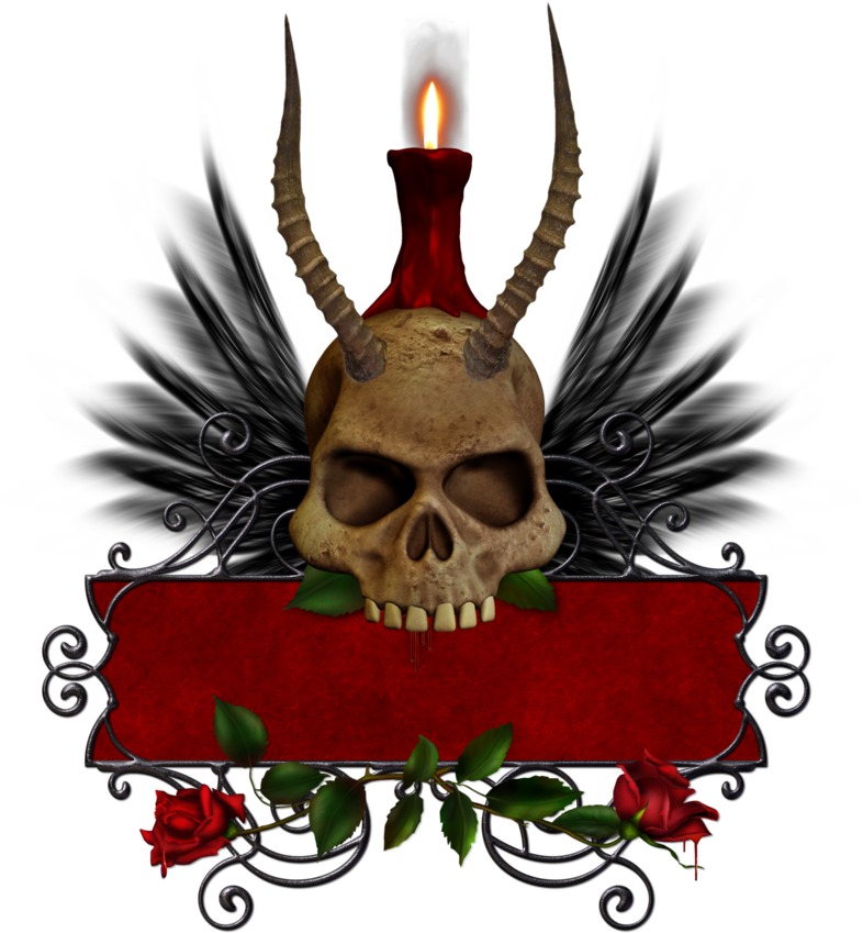 Horned Skull Png 2 By Collect And Creat - Tattoo Artist (900x1026)