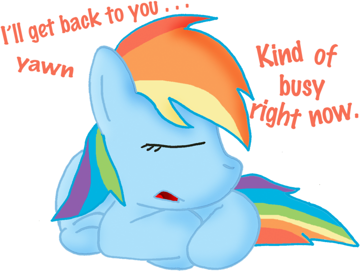 Ajmstudios, Busy, Cute, Eyes Closed, Meme, Open Mouth, - We Ll Be Back Soon (743x600)