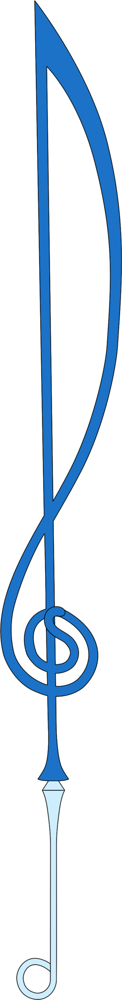 Sc Amulet Spade Baton By Disastrousbunny Sc Amulet - Amulet (400x3278)