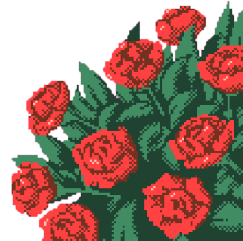 Transparent Tumblr Roses - Red Transparent (500x577)