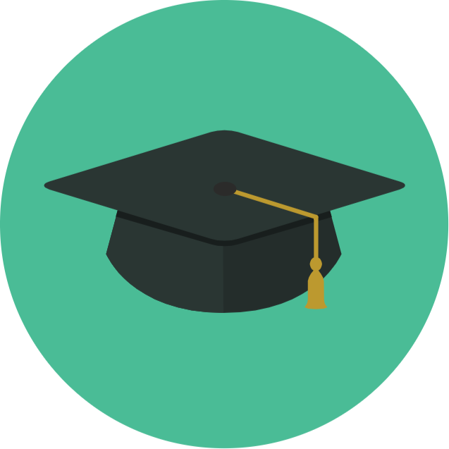 Clinical Educators - Education Flat Icon Png (637x637)