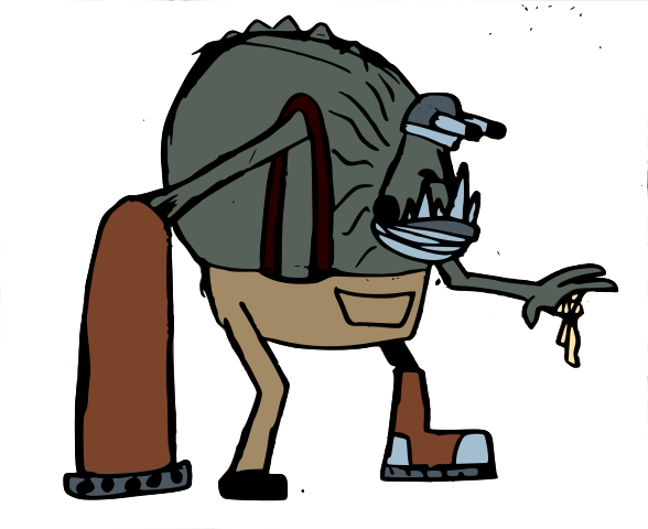 Little Nightmares Oc Worker 1 By Shadowstyle143 - Cartoon (588x480)