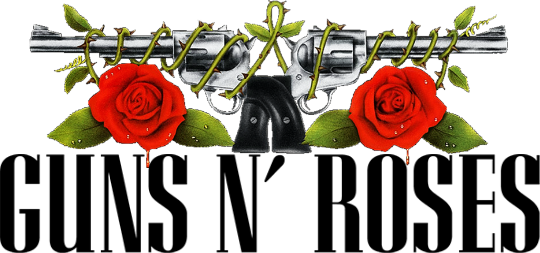 No - Logo Guns And Roses Png (1078x505)