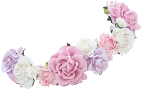 Transpa Flower Crown - Transparent Background Flower Crown Transparent (500x356)