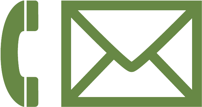 Illustration Of Phone And Envelope - Call And Email Icon (666x360)
