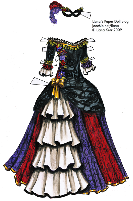 Click For Larger Version - Masquerade Ball Dress Vintage (468x704)
