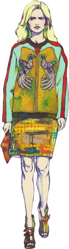 Fashion Watercolor Painting Illustrator Art Illustration - Fashion Watercolor Painting Illustrator Art Illustration (600x849)