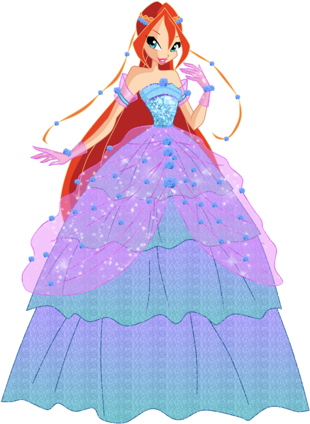 Winx Mermaid Dress Up - Winx Club In Dresses (757x1055)