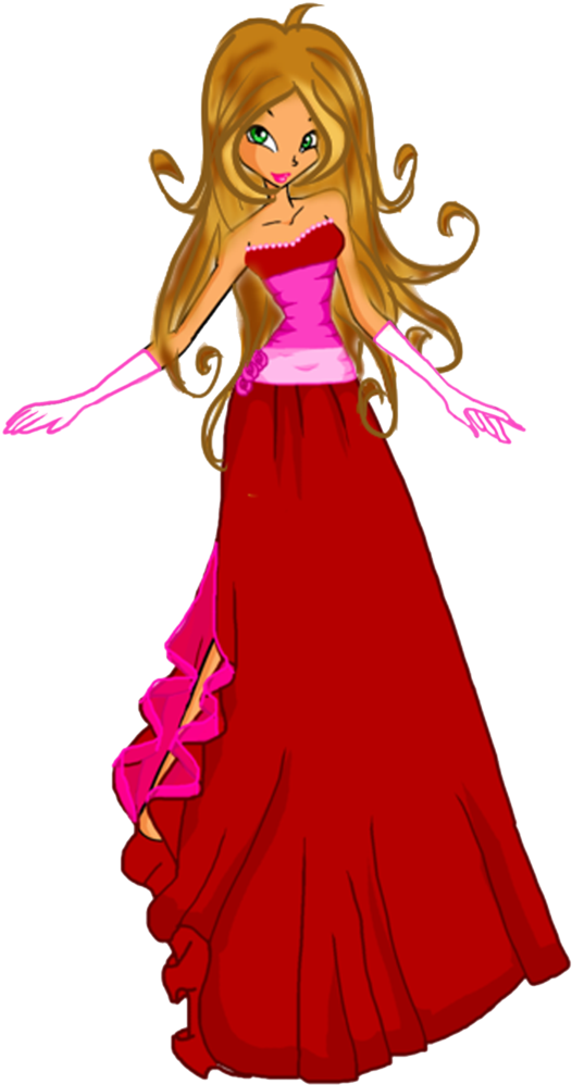 Flora Ball Gown By Shweetcupcake - Illustration (753x1061)