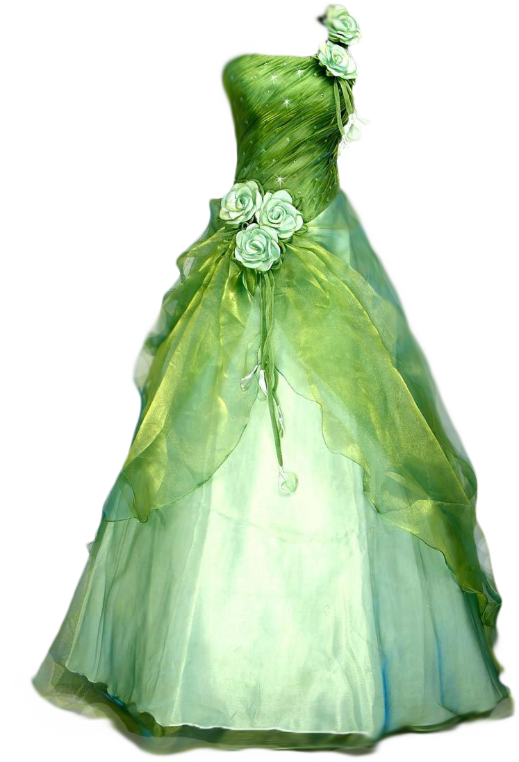 Ball Gown Clipart - Beautiful Green Wedding Dresses (850x1271)