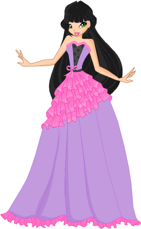 Vesta Ball Gown By Melonlemon On Deviantart - Ball Gown Cartoon (500x778)