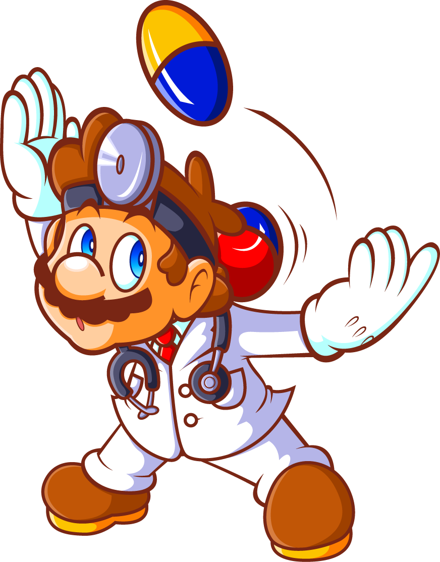 Mario Juggling - Dr Mario Fan Art (872x1114) .