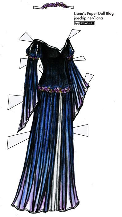 Click For Larger Version - Medieval Gown (397x712)