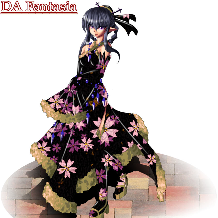 Anime Ball Gown Design Fashion Dresses - Ball Gown (900x900)