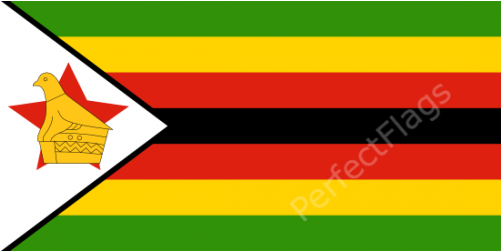 Zimbabwe Hand Flag - Zimbabwe Flag Bird (500x500)