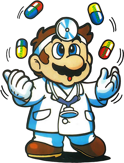 The Last Bits Of Dr Mario Artwork, Drawn For Nintendo - Old Dr Mario (538x570)