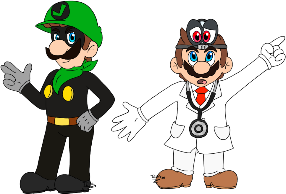 Dr Mario And Cappy And Mr L By Iedasb - Dr. Mario (1024x684)
