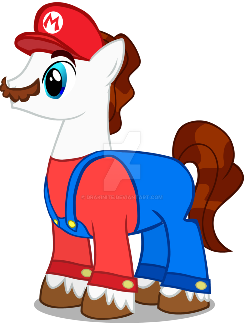 Mario Pony By Drakinite - Imagens Do Mario Pony (778x1027)