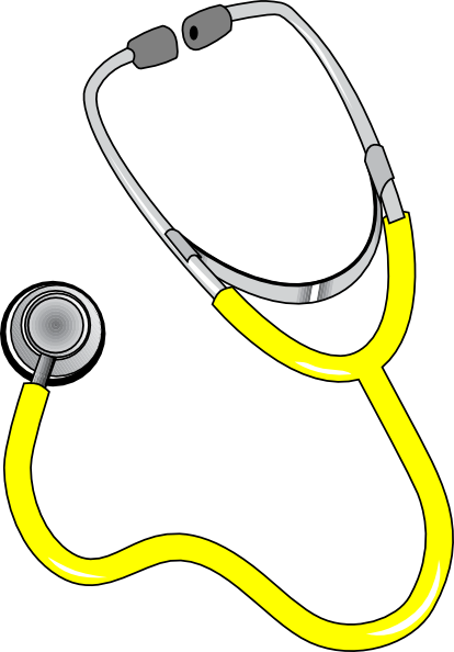 Clip Art Stethoscope (414x594)