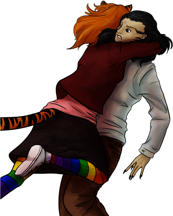 Apology Hug By Coattailsofjustice - Cartoon (683x870)