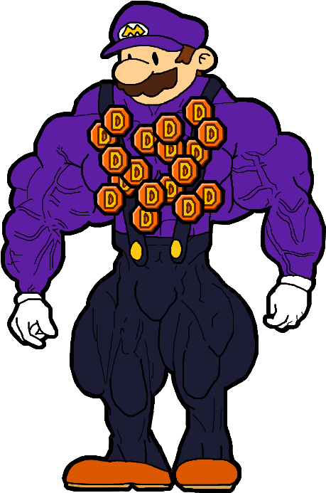 The Thousand-year Door Paper Mario - Paper Mario Danger Mario (500x700)