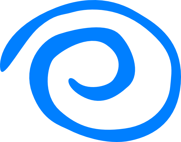 Blue Swirl Clip Art - Clip Art (600x473)