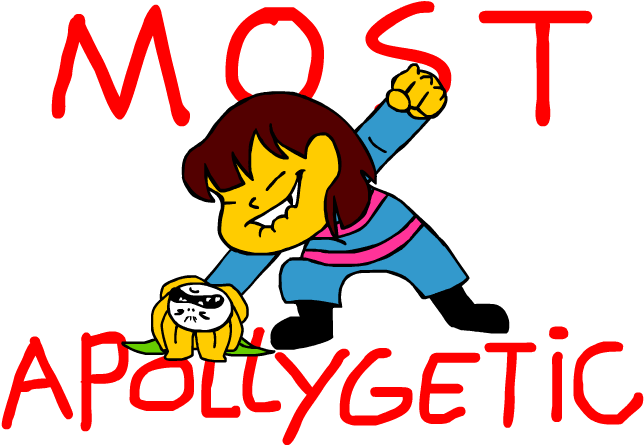 Frisk Formally Apologizes For The No Mercy Run - Frisk Formally Apologizes For The No Mercy Run Gif (700x500)