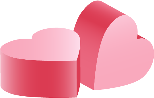 Heart Box Adobe Illustrator - Valentine's Day (615x538)