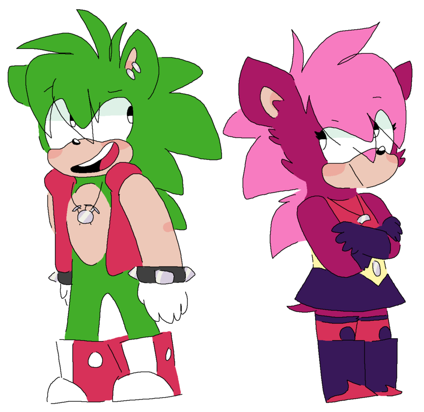I Dont Even Like Sonic Underground That Much By Hawaii-partii - Cartoon (918x871)