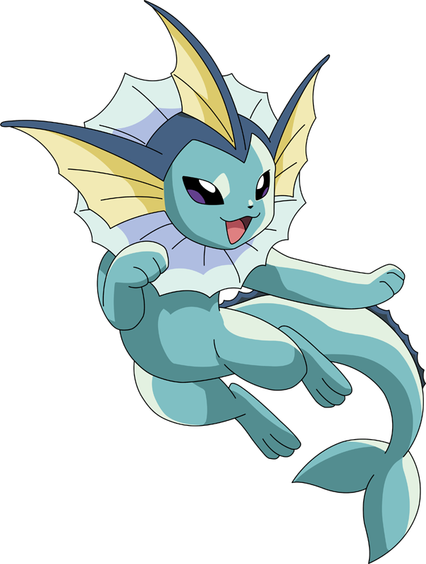134 Pokémon Vaporeon Www - Imagenes De Vaporeon Png (604x800)