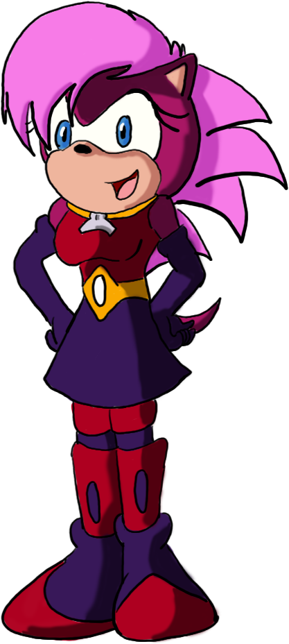 Sonic Underground By Krispina The Derp - Sonia The Hedgehog (768x1024)