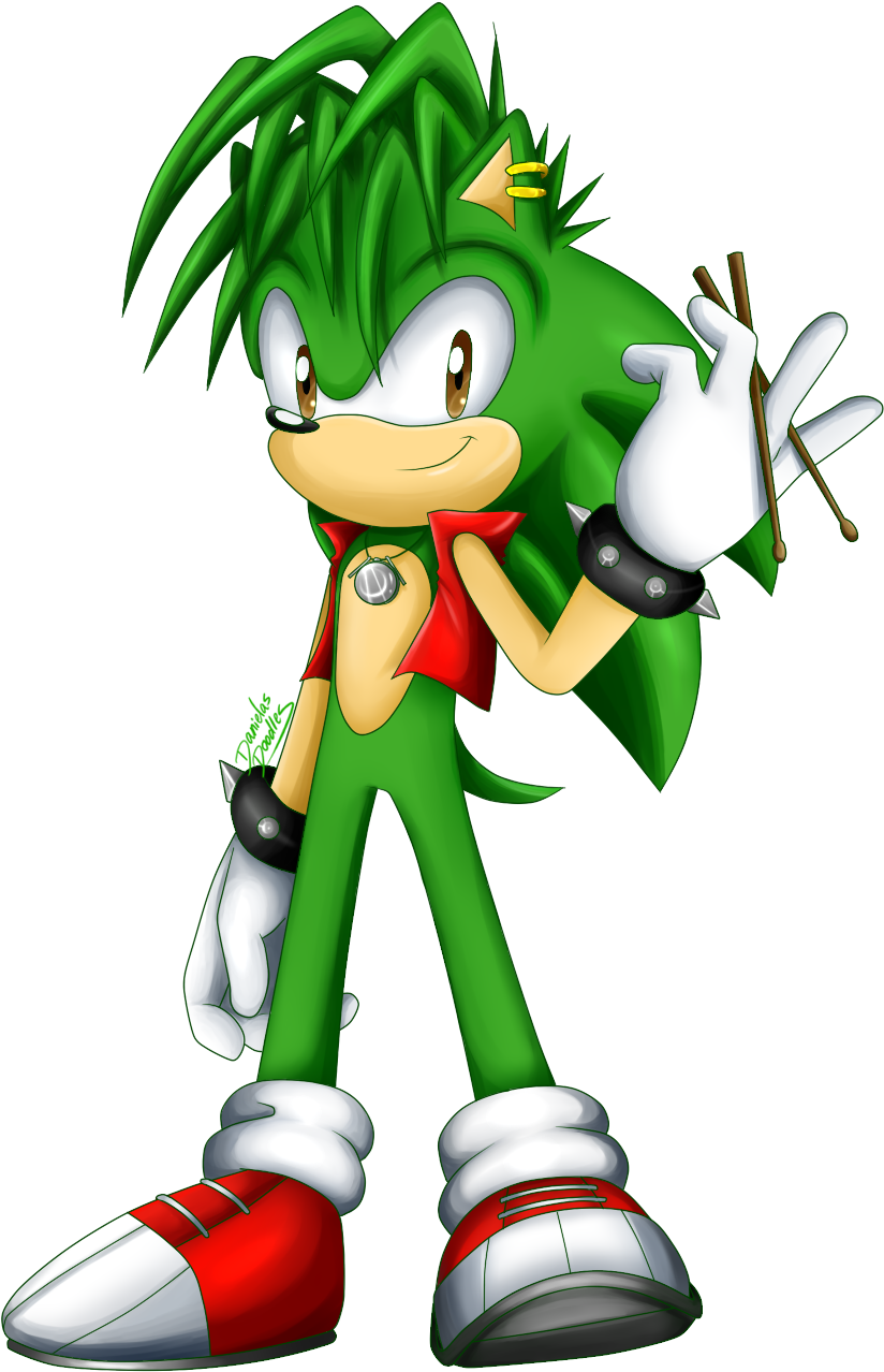 Manik By Danielasdoodles - Manic The Hedgehog Sonic Boom (867x1334)