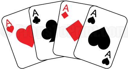 Printable Playing Cards Photo Booth Prop For A Casino-themed - Poker Cards Printable (458x354)
